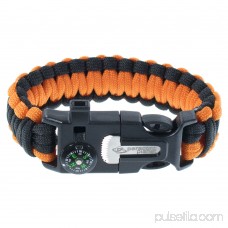 Paracord Planet Multifunctional Survival Adult Paracord Bracelets - 2 Pack - Comes with Compass, Flint, Firestarter, Knife/Scraper & Whistle - Hiking, Fishing, Camping, Emergency & More